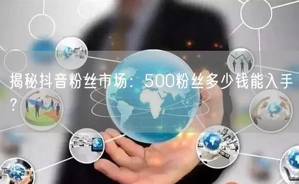 揭秘抖音粉丝市场：500粉丝多少钱能入手？