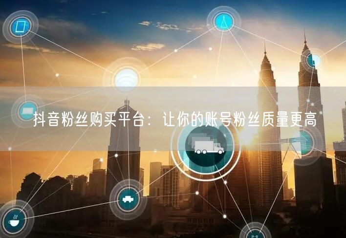 抖音粉丝购买平台：让你的账号粉丝质量更高