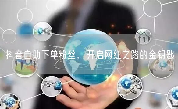 抖音自助下单粉丝，开启网红之路的金钥匙