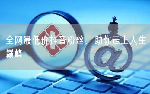 全网最低价抖音粉丝，助你走上人生巅峰