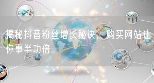 揭秘抖音粉丝增长秘诀，购买网站让你事半功倍