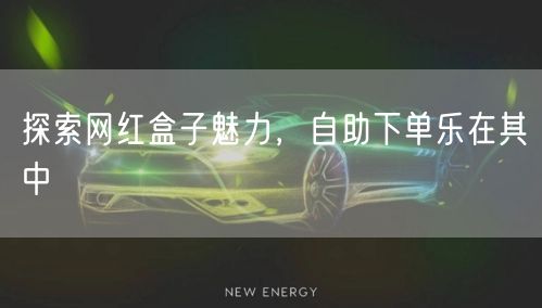探索网红盒子魅力，自助下单乐在其中