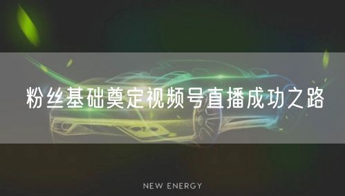 粉丝基础奠定视频号直播成功之路