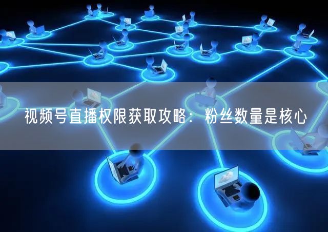 视频号直播权限获取攻略：粉丝数量是核心