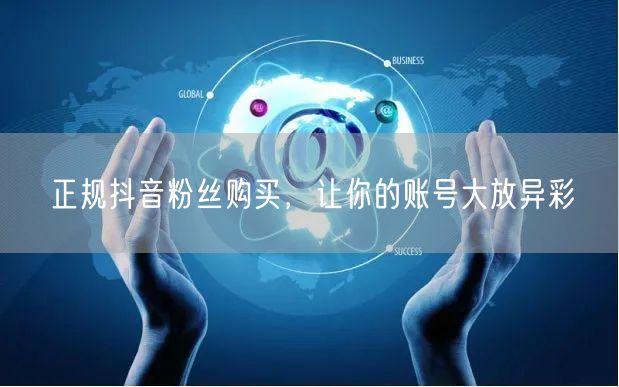 正规抖音粉丝购买，让你的账号大放异彩