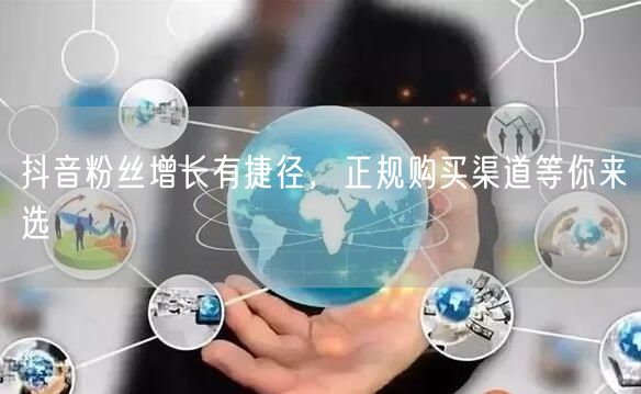 抖音粉丝增长有捷径，正规购买渠道等你来选