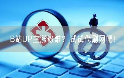 B站UP主涨粉难？试试代刷网吧！