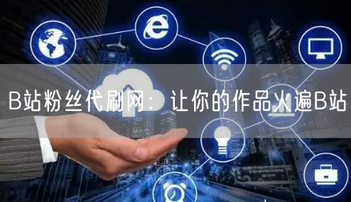 B站粉丝代刷网：让你的作品火遍B站