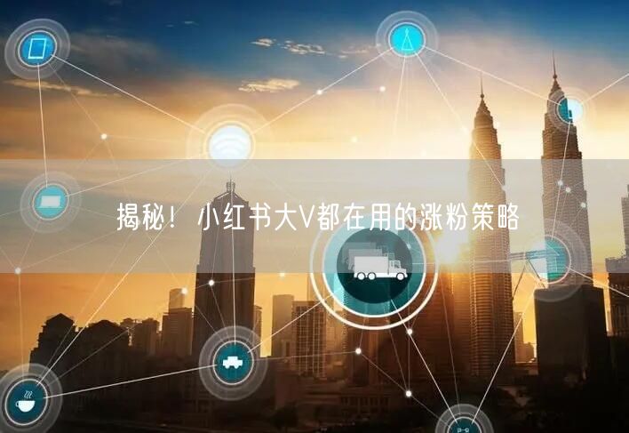 揭秘！小红书大V都在用的涨粉策略
