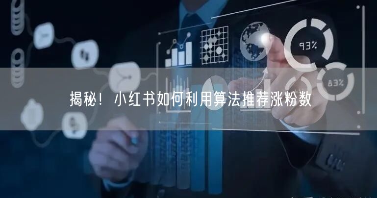 揭秘！小红书如何利用算法推荐涨粉数