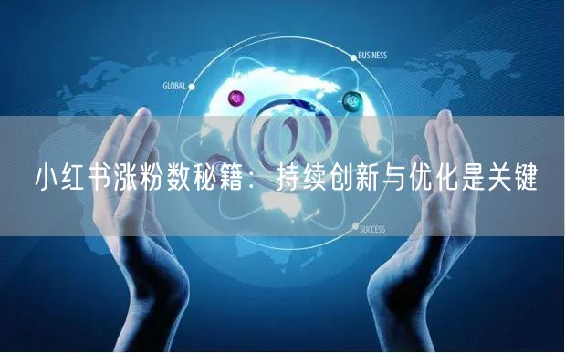 小红书涨粉数秘籍：持续创新与优化是关键