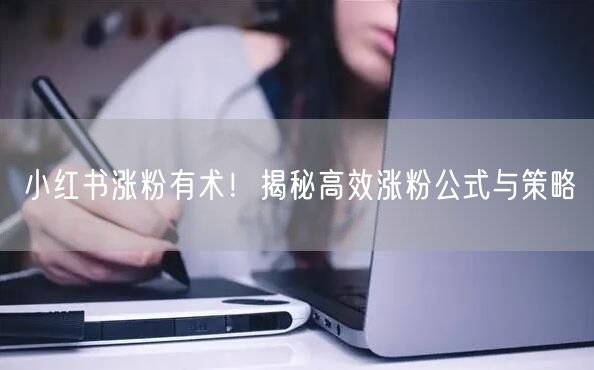 小红书涨粉有术！揭秘高效涨粉公式与策略