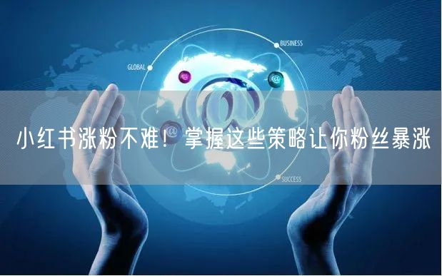 小红书涨粉不难！掌握这些策略让你粉丝暴涨