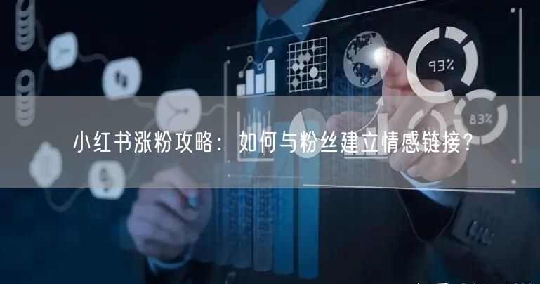 小红书涨粉攻略：如何与粉丝建立情感链接？