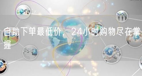 自助下单最低价，24小时购物尽在掌握