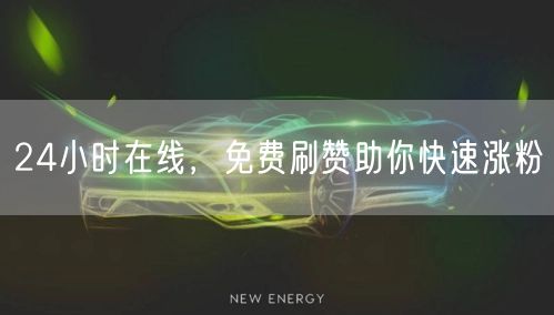 24小时在线，免费刷赞助你快速涨粉