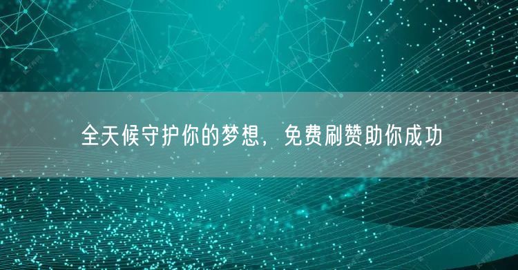 全天候守护你的梦想，免费刷赞助你成功