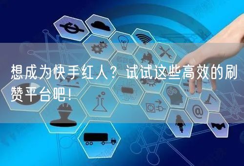 想成为快手红人？试试这些高效的刷赞平台吧！