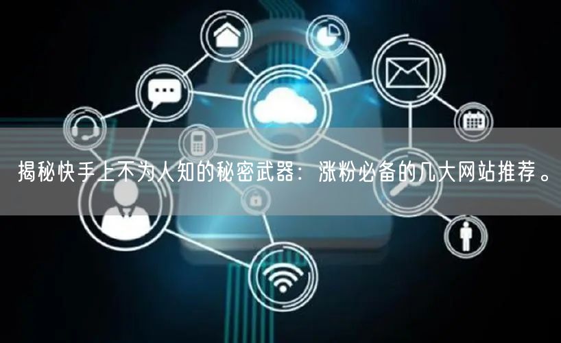 揭秘快手上不为人知的秘密武器：涨粉必备的几大网站推荐。