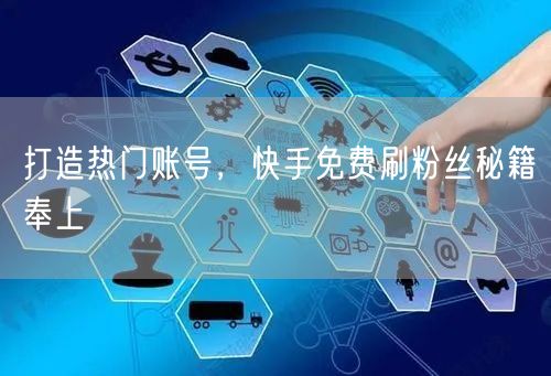 打造热门账号，快手免费刷粉丝秘籍奉上