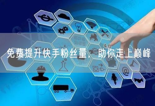 免费提升快手粉丝量，助你走上巅峰