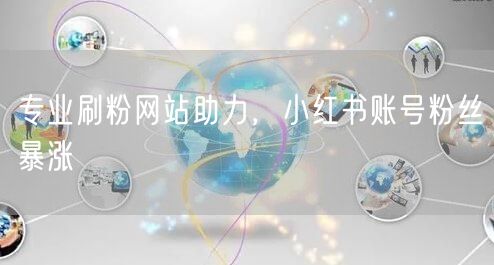 专业刷粉网站助力，小红书账号粉丝暴涨